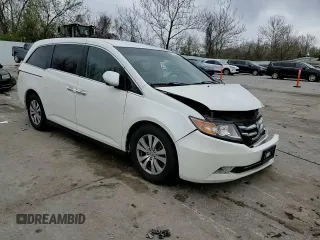 2017 Honda Odyssey SE with VIN 5FNRL5H36HB024018, listed as a Copart auction lot 52437385 with 105,175 mi miles and Salvage Title. Bid and sale history available at carsss.com. Image 12.