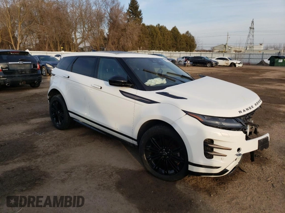 2024 Land Rover Range Rover Evoque Dynamic SE with VIN SALZL2FX4RH237452, listed as a Copart auction lot 48402895 with 0 mi miles and Salvage Title. Bid and sale history available at carsss.com. Image 4.