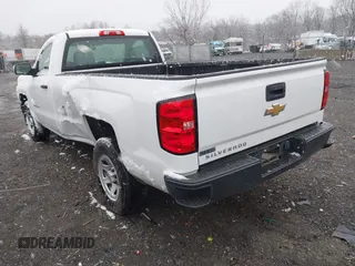2015 Chevrolet Silverado 1500 Work Truck with VIN 1GCNCPEH5FZ326546, listed as a IAAI auction lot 41554204 with 27,053 mi miles and . Bid and sale history available at DreamBid. Image 3.
