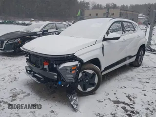 2025 Hyundai Kona Limited with VIN KM8HE3A60SU018112, listed as a IAAI auction lot 41165981 with 4,321 mi miles and . Bid and sale history available at DreamBid. Image 2.