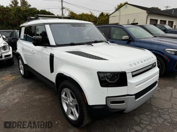 2020 Land Rover Defender SE z VIN SALEP7EU7L2018583, wystawiony jako Copart lot #76314014 z przebiegiem 80 810 mil mil oraz Czysty tytuł • Clean title. Historia ofert i sprzedaży dostępna na DreamBid. Obrazek 4.