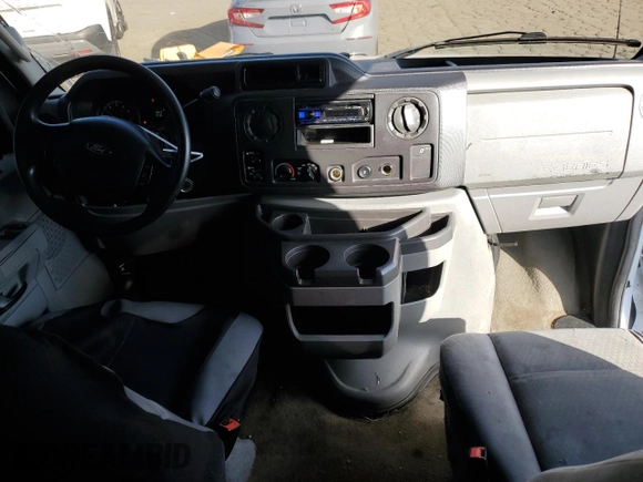 2011 Ford Econoline Passenger XL with VIN 1FBNE3BL0BDB17271, listed as a Copart auction lot 43022735 with 184,054 mi miles and Salvage Title. Bid and sale history available at carsss.com. Image 8.