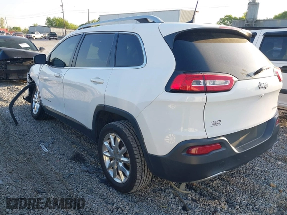 2017 Jeep Cherokee Limited with VIN 1C4PJLDB0HW516571, listed as a IAAI auction lot 42007612 with 95,318 mi miles and . Bid and sale history available at DreamBid. Image 3.