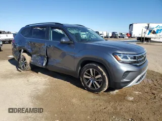 2022 Volkswagen Atlas SE with VIN 1V2DP2CA6NC533553, listed as a Copart auction lot 44554525 with 23,004 mi miles and Salvage title. Bid and sale history available at DreamBid. Image 4.