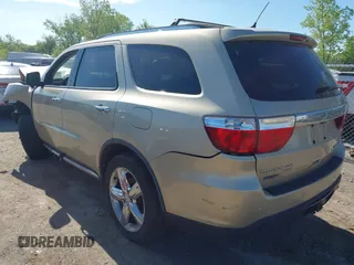 2011 Dodge Durango Citadel with VIN 1D4RE5GG3BC599473, listed as a IAAI auction lot 42216934 with 151,418 mi miles and . Bid and sale history available at DreamBid. Image 3.