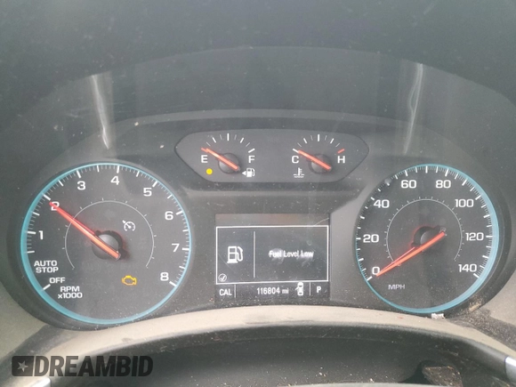 2018 Chevrolet Equinox LT with VIN 3GNAXSEV4JS530280, listed as a Copart auction lot 45481235 with 116,804 mi miles and Salvage Title. Bid and sale history available at carsss.com. Image 9.