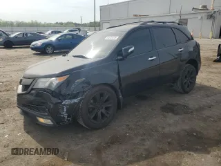 2012 Acura MDX Advance with VIN 2HNYD2H68CH526883, listed as a Copart auction lot 54372375 with 224,054 mi miles and Salvage title. Bid and sale history available at DreamBid. Image 1.