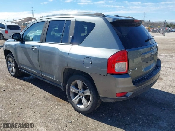 2012 Jeep Compass Latitude with VIN 1C4NJDEB6CD562986, listed as a IAAI auction lot 41813858 with 144,068 mi miles. Bid and sale history available at carsss.com. Image 3.