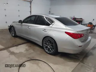 2014 Infiniti Q50 Sport with VIN JN1BV7AR0EM695972, listed as a IAAI auction lot 41732229 with 134,654 mi miles and . Bid and sale history available at DreamBid. Image 3.