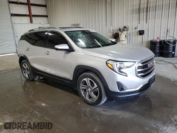 2018 GMC Terrain SLT with VIN 3GKALVEV8JL303985, listed as a Copart auction lot 82407404 with 102,545 mi miles and Salvage Title. Bid and sale history available at carsss.com. Image 4.