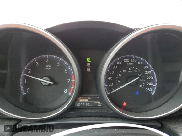 2012 Mazda 3 GX with VIN JM1BL1KF6C1541754, listed as a Copart auction lot 45669125 with 107,214 mi miles and Clean Title. Bid and sale history available at carsss.com. Image 9.
