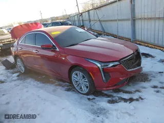 2024 Cadillac CT4 Premium Luxury with VIN 1G6DF5RK9R0111907, listed as a IAAI auction lot 41374080 with 6,384 mi miles. Bid and sale history available at carsss.com. Image 1.