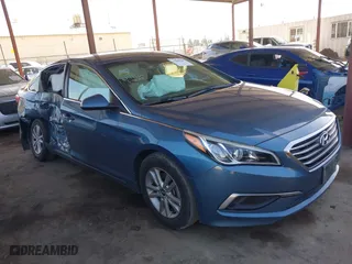 2017 Hyundai Sonata SE with VIN 5NPE24AF4HH507668, listed as a IAAI auction lot 41848285 with 112,906 mi miles. Bid and sale history available at carsss.com. Image 1.