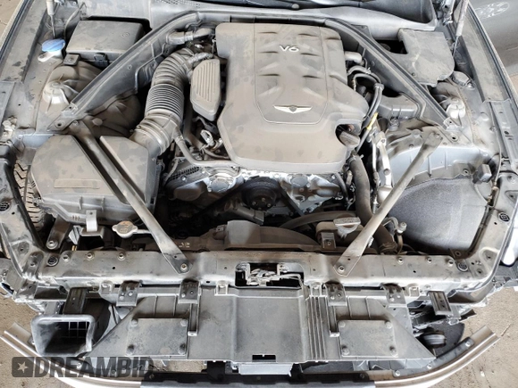 2019 Genesis G80 3.8L with VIN KMTFN4JE2KU321466, listed as a Copart auction lot 44622055 with 94,026 mi miles and Salvage title. Bid and sale history available at DreamBid. Image 11.