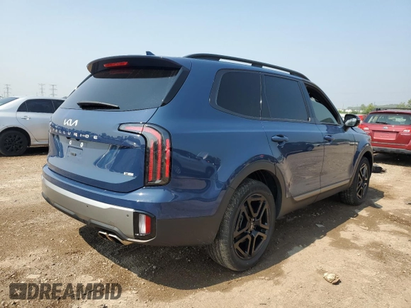 2023 Kia Telluride SX X-Pro with VIN 5XYP5DGC5PG333354, listed as a Copart auction lot 59711365 with Not provided miles and Non repairable. Bid and sale history available at DreamBid. Image 3.