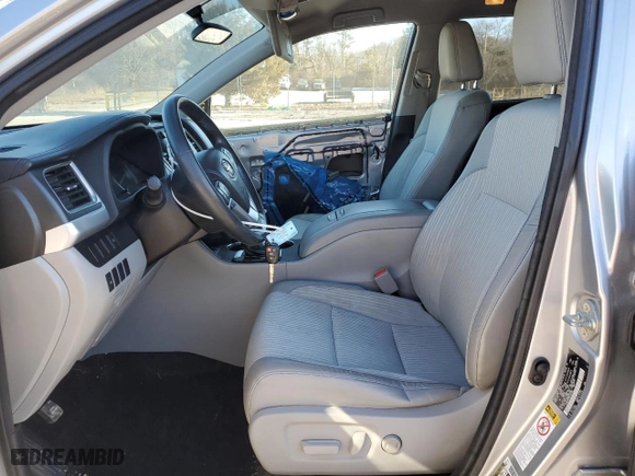 2015 Toyota Highlander LE with VIN 5TDBKRFH6FS107399, listed as a Copart auction lot 41429685 with 143,851 mi miles and Salvage Title. Bid and sale history available at carsss.com. Image 7.