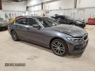 2021 BMW 3 Series 330i xDrive with VIN 3MW5R7J06M8B89958, listed as a Copart auction lot 53075975 with 35,240 mi miles and Salvage Title. Bid and sale history available at carsss.com. Image 4.