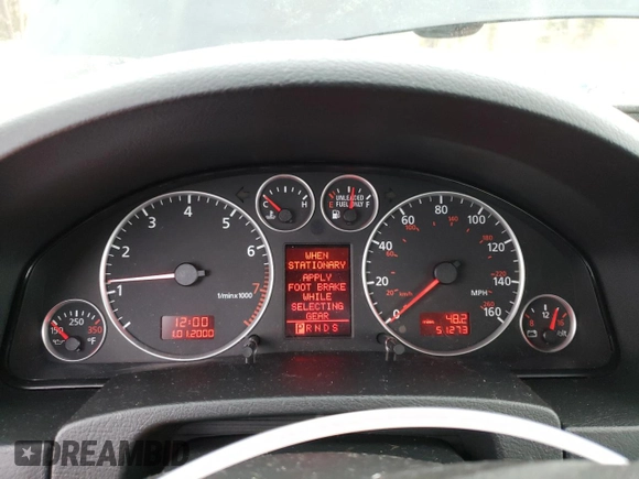 2003 Audi A6 3.0L with VIN WAULT64B43N038192, listed as a Copart auction lot 44112725 with 51,273 mi miles and Clean Title. Bid and sale history available at carsss.com. Image 9.