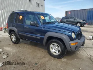 2004 Jeep Liberty Sport with VIN 1J4GL48K34W198928, listed as a Copart auction lot 54298735 with 121,641 mi miles and Non Repairable. Bid and sale history available at carsss.com. Image 4.