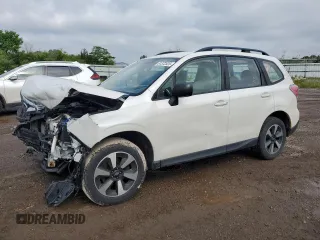 2018 Subaru Forester with VIN JF2SJABC2JH603166, listed as a Copart auction lot 61372525 with 87,498 mi miles and Salvage title. Bid and sale history available at DreamBid. Image 1.