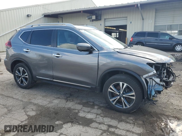 2018 Nissan Rogue SV with VIN 5N1AT2MV3JC784330, listed as a Copart auction lot 50060955 with 84,704 mi miles and Salvage Title. Bid and sale history available at DreamBid. Image 4.