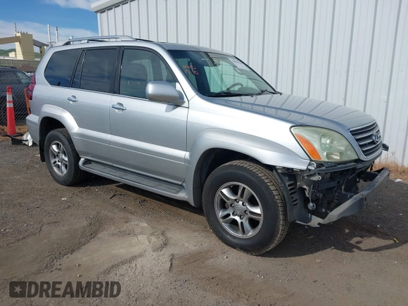 2008 Lexus GX 470 with VIN JTJBT20X380153246, listed as a IAAI auction lot 42004558 with 290,219 mi miles. Bid and sale history available at carsss.com. Image 1.
