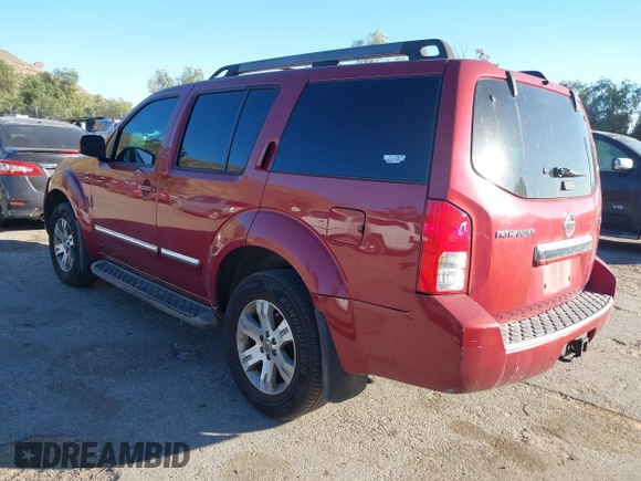 2008 Nissan Pathfinder S with VIN 5N1AR18U88C641331, listed as a IAAI auction lot 41667646 with 170,762 mi miles. Bid and sale history available at carsss.com. Image 3.