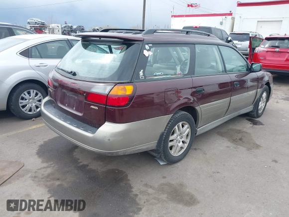 2000 Subaru Legacy Outback with VIN 4S3BH6652Y7632444, listed as a IAAI auction lot 41792191 with 154,977 mi miles and . Bid and sale history available at DreamBid. Image 4.