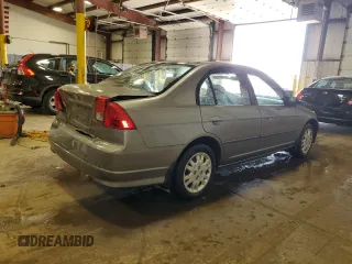 2005 Honda Civic LX with VIN 2HGES16545H504239, listed as a Copart auction lot 53950195 with 183,814 mi miles and Salvage Title. Bid and sale history available at DreamBid. Image 3.