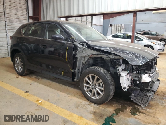 2023 Mazda CX-5 2.5 S with VIN JM3KFBAMXP0209820, listed as a Copart auction lot 43739645 with 9,653 mi miles and Salvage Title. Bid and sale history available at carsss.com. Image 4.