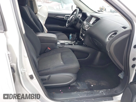 2017 Nissan Pathfinder SV z VIN 5N1DR2MN2HC687013, wystawiony jako IAAI lot #41362733 z przebiegiem 129 832 mil mil oraz . Historia ofert i sprzedaży dostępna na DreamBid. Obrazek 5.
