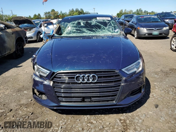 2018 Audi A3 Sedan Premium with VIN WAUB8GFF0J1066319, listed as a Copart auction lot 67491053 with 43,966 mi miles. Bid and sale history available at carsss.com. Image 5.