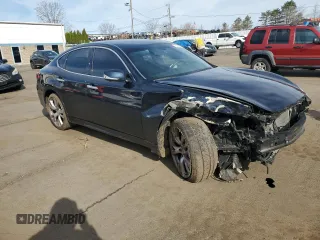 2016 Infiniti Q70 with VIN JN1BY1AR9GM271200, listed as a Copart auction lot 52926455 with 78,458 mi miles and Salvage Title. Bid and sale history available at carsss.com. Image 4.