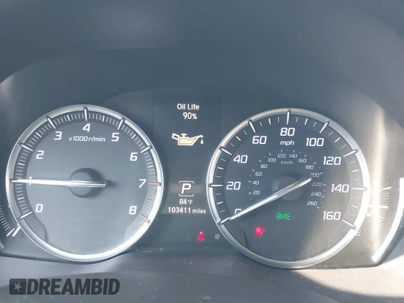 2019 Acura MDX Technology z VIN 5J8YD3H51KL000634, wystawiony jako IAAI lot #42056934 z przebiegiem 103 411 mil mil oraz . Historia ofert i sprzedaży dostępna na DreamBid. Obrazek 7.