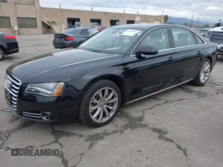 2012 Audi A8 L with VIN WAURVAFD7CN005452, listed as a IAAI auction lot 41529084 with 80,738 mi miles. Bid and sale history available at carsss.com. Image 17.