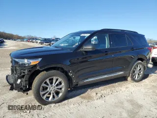2021 Ford Explorer XLT with VIN 1FMSK8DH6MGC38669, listed as a Copart auction lot 48552145 with 53,440 mi miles and Salvage Title. Bid and sale history available at carsss.com. Image 1.