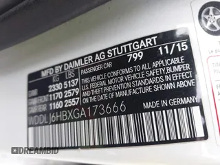 2016 Mercedes-Benz CLS with VIN WDDLJ6HBXGA173666, listed as a IAAI auction lot 41442808 with 145,599 mi miles. Bid and sale history available at carsss.com. Image 9.