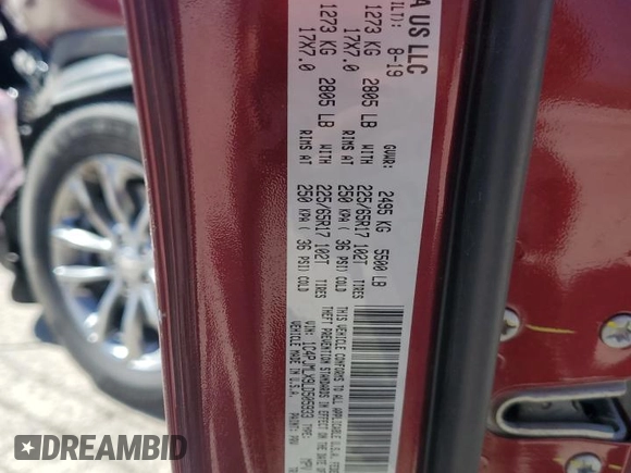 2020 Jeep Cherokee Latitude Plus z VIN 1C4PJMLX9LD505933, wystawiony jako Copart lot #50607275 z przebiegiem 100 309 mil mil oraz Szkoda całkowita • Salvage title. Historia ofert i sprzedaży dostępna na DreamBid. Obrazek 14.