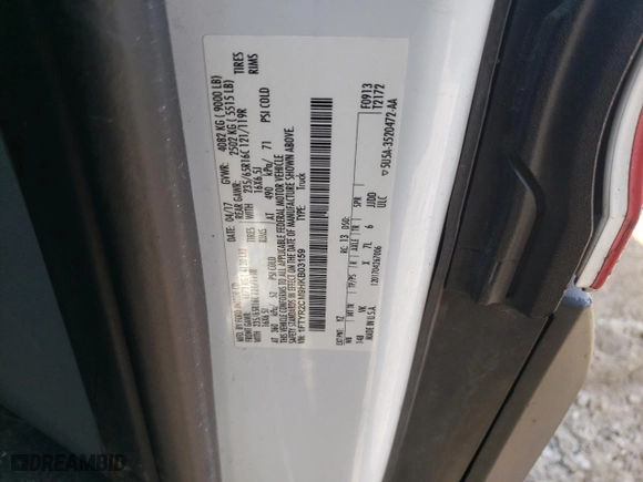 2017 Ford Transit Van with VIN 1FTYR2CM9HKB03159, listed as a Copart auction lot 45382925 with NaN miles and Clean Title. Bid and sale history available at carsss.com. Image 12.