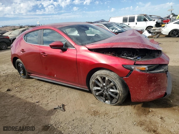2020 Mazda Mazda3 Hatchback Preferred Package with VIN JM1BPBMM5L1156174, listed as a Copart auction lot 77606384 with 36,503 mi miles and Salvage Title. Bid and sale history available at carsss.com. Image 4.