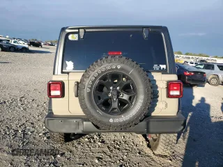 2022 Jeep Wrangler Unlimited Willys with VIN 1C4HJXDNXNW267388, listed as a Copart auction lot 72142634 with 23,631 mi miles and Salvage Title. Bid and sale history available at DreamBid. Image 6.