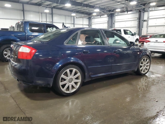 2005 Audi A4 1.8T with VIN WAUJC68E75A043439, listed as a Copart auction lot 72220904 with 152,747 mi miles and Non Repairable. Bid and sale history available at carsss.com. Image 3.