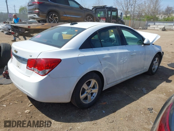 2015 Chevrolet Cruze LT with VIN 1G1PC5SB4F7277616, listed as a IAAI auction lot 42067309 with 134,128 mi miles and . Bid and sale history available at DreamBid. Image 4.
