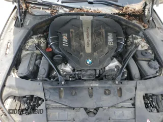 2012 BMW 6 Series 650i with VIN WBALX3C56CC528773, listed as a Copart auction lot 55148745 with 152,708 mi miles and Clean Title. Bid and sale history available at carsss.com. Image 11.