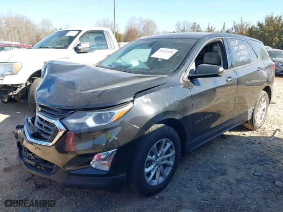 2019 Chevrolet Equinox LS with VIN 2GNAXHEV8K6273238, listed as a IAAI auction lot 41613394 with 88,576 mi miles. Bid and sale history available at carsss.com. Image 2.