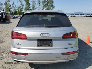 2018 Audi Q5 Premium Plus with VIN WA1BNAFY2J2209396, listed as a Copart auction lot 52804525 with 55,027 mi miles and Salvage Title. Bid and sale history available at carsss.com. Image 6.