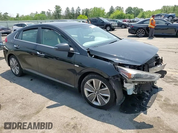 2017 Hyundai Ioniq Limited z VIN KMHC85LC4HU021247, wystawiony jako Copart lot #59724515 z przebiegiem Nie podano mil oraz Szkoda całkowita • Salvage title. Historia ofert i sprzedaży dostępna na DreamBid. Obrazek 14.