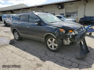 2008 Hyundai Veracruz GLS with VIN KM8NU73C88U033238, listed as a Copart auction lot 49709165 with 79,510 mi miles and Salvage Title. Bid and sale history available at carsss.com. Image 4.