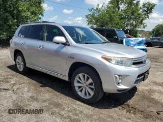 2013 Toyota Highlander Limited with VIN JTEDC3EH1D2018036, listed as a Copart auction lot 61430925 with 153,391 mi miles and Salvage title. Bid and sale history available at DreamBid. Image 4.