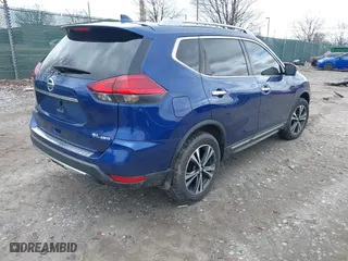 2017 Nissan Rogue SL with VIN 5N1AT2MV0HC742787, listed as a IAAI auction lot 41738314 with 156,574 mi miles. Bid and sale history available at carsss.com. Image 4.